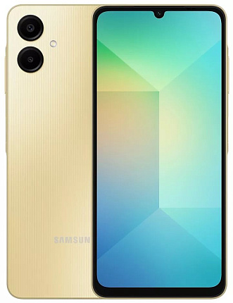 Смартфон Samsung Galaxy A06 6/128 Гб, золотой (Gold) Фото 1