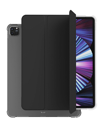Чехол vlp для iPad Pro 2021 (12.9") Dual Folio, черный Фото 1