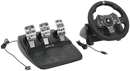 Руль Logitech G G920 Driving Force, черный Фото 1