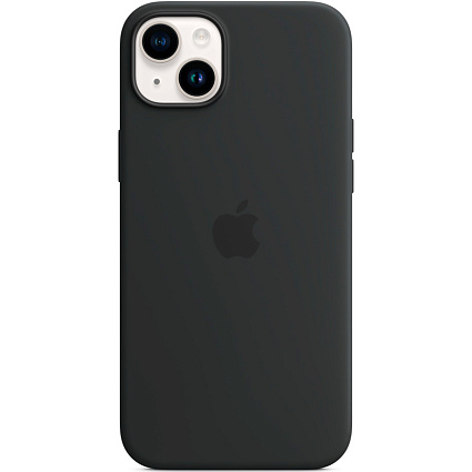 Чехол Apple iPhone 14 Plus Silicone Case with MagSafe, «темная ночь» Фото 1