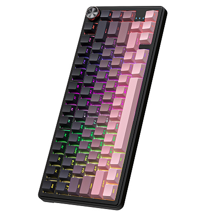 Беспроводная клавиатура CyberLynx RX75, Panda Silent Switch, розовый Фото 24
