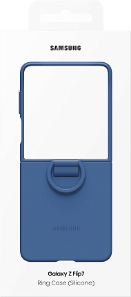 Чехол Samsung Ring Case для Galaxy Z Flip7, синий (EF-PF766TNEGRU) Фото 5