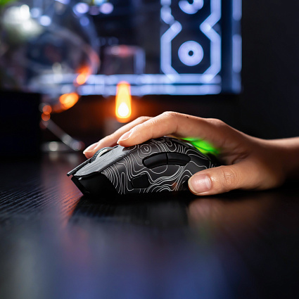 Беспроводная игровая мышь Furycube G11 ультралегкая, черный Фото 8