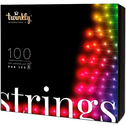 Гирлянда Twinkly Strings LED, 100 LED, RГБ, Wi-Fi Фото 1