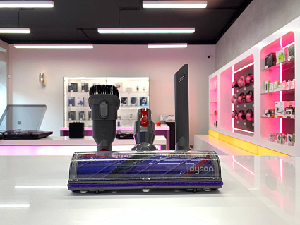 Вертикальный пылесос Dyson V8 SV25, серебристый/никель (GB&I/UAE) Фото 3