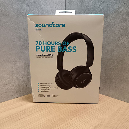 Беспроводные наушники Anker SoundCore H30i, черный Фото 2