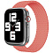 Ремешок для смарт-часов vlp для Apple Watch 38/40/41, L/XL, 2шт, нейлоновый плетёный, коралловый Фото 1