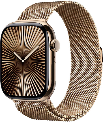 Ремешок Apple Watch 42mm Gold Milanese Loop, золотой Фото 3
