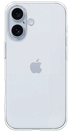 Силиконовый чехол для iPhone 17, прозрачный Фото 1