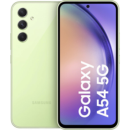 Смартфон Samsung Galaxy A54 6/128 Гб, «Потрясающий лайм» (ЕАС) Фото 1