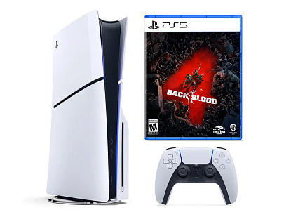 Игровая приставка Sony PlayStation 5 Slim + игра Back 4 Blood Фото 1