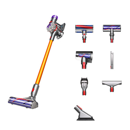 Вертикальный пылесос Dyson V8 Absolute SV25, Yellow/Nickel (GB) Фото 1