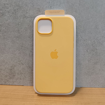 Чехол для смартфона Apple iPhone 14 Plus Silicone Case with MagSafe, «солнечный свет» Фото 3