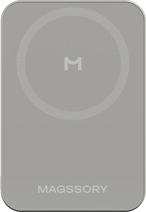 Зарядное устройство Magssory Powerbank Pride MagSafe 10000 mAh, титан Фото 5