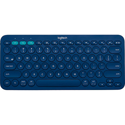 Клавиатура Logitech K380, синий Фото 1