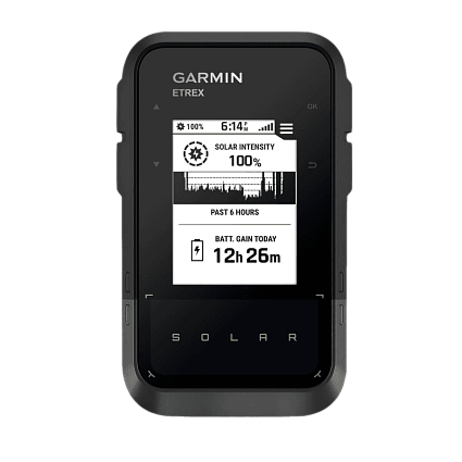 Навигатор Garmin Navigation eTrex SOLAR, черный Фото 1