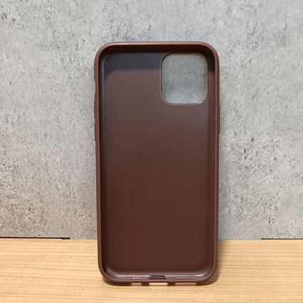 Чехол для смартфона Guess для iPhone 11 Pro 4G PU Stripe Metal logo Hard Brown Фото 4