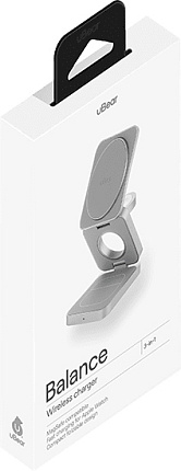 Беспроводное зарядное устройство uBear Balance, серебро WL09SL31-ADM Фото 8