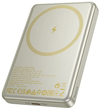 Внешний аккумулятор Hoco Q26A 10000 mAh, белый Фото 1