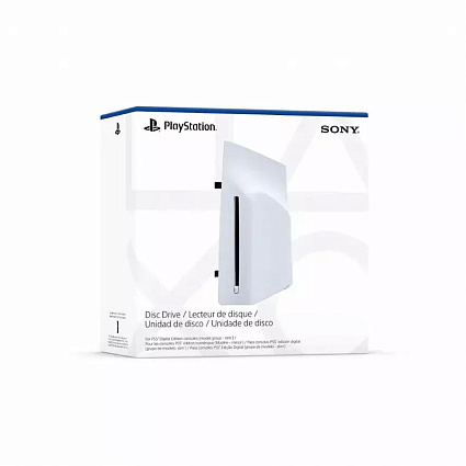 Дисковод Sony для Playstation 5 Slim/Pro (CFI-ZDD1), белый Фото 3
