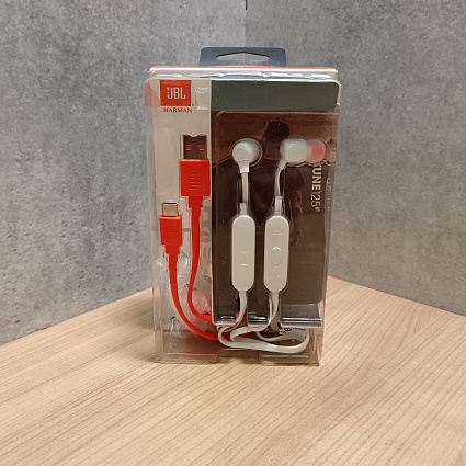 Наушники JBL TUNE 125BT, белый Фото 3