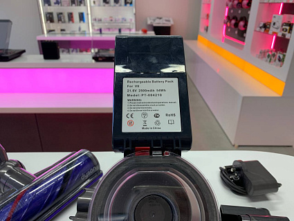 Вертикальный пылесос Dyson V8 Advanced, Silver/Nickel SV25 (UK) Фото 6