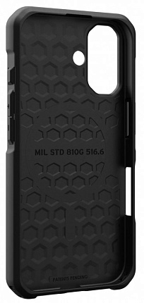 Чехол UAG Metropolis LT с MagSafe для iPhone 16, черный (114454113940) Фото 6