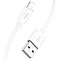Кабель Hoco X87 Usb to Lightning 2.4A., 1м, белый Фото 2