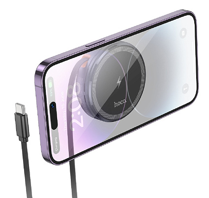 Зарядная станция Hoco CQ18 2 в 1, черный Фото 3