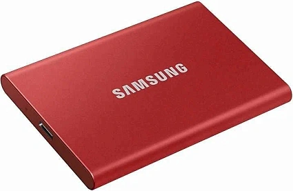 Внешний SSD диск Samsung T7 1ТБ, красный (MU-PC1T0R) Фото 2