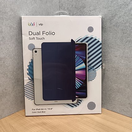 Чехол vlp для iPad Air 2020 (10.9'') Dual Folio, темно-синий Фото 2