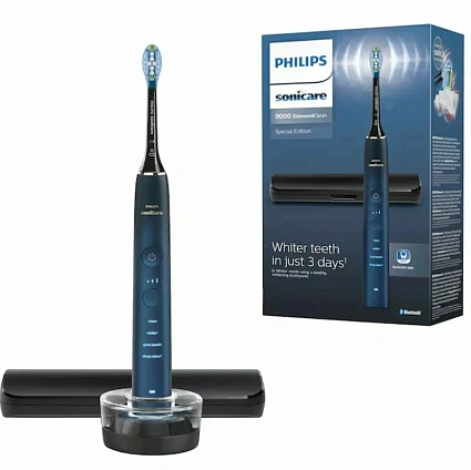 Электрическая зубная щетка Philips DiamondClean 9000 Series HX9911/88, синий Фото 2