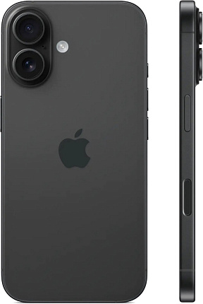 Смартфон Apple iPhone 16 128Гб, Black (чёрный) Фото 2
