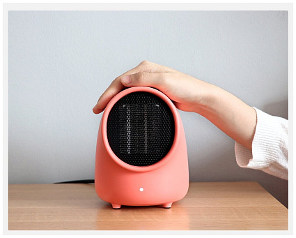 Тепловентилятор (обогреватель) Xiaomi Sothing Mini Warmbaby Heater, Pink Фото 3