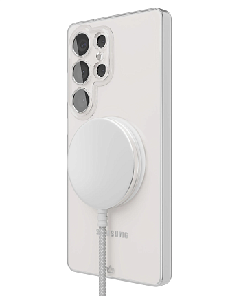 Чехол VLP Puro Case MagSafe для Samsung S25 Ultra, прозрачный (10521007) Фото 4