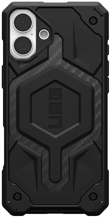 Чехол UAG Monarch Pro c MagSafe для iPhone 16, карбон (114458114242) Фото 1