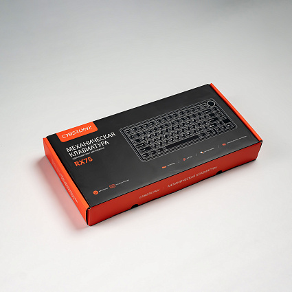 Беспроводная клавиатура CyberLynx RX75, Flow Blue Switch, серый Фото 11