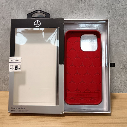Чехол для смартфона Mercedes Liquid silicone для iPhone 13 Pro, красный Фото 4