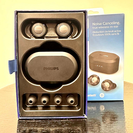 Беспроводные наушники Philips Headphones TWS Bluetooth, черный Фото 4