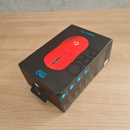 Беспроводная мышь Logitech Pro X Superlight, красный Фото 2