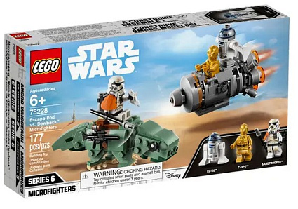 Конструктор LEGO Star Wars 75228 Escape Pod vs. Dewback Microfighters Фото 1