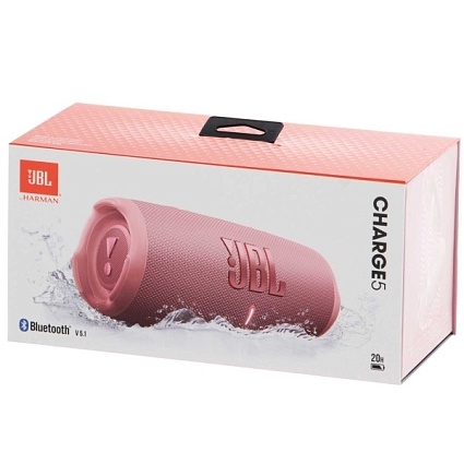 Портативная акустика JBL Charge 5 (Розовый) Фото 8