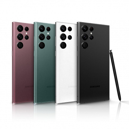 Смартфон Samsung Galaxy S22 Ultra 8/128Гб (бургунди) SM-S908B/DS Фото 3