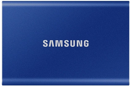 Внешний SSD диск Samsung T7 1ТБ, синий (MU-PC1T0H) Фото 1