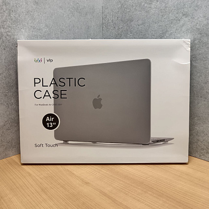 Чехол для ноутбука vlp Plastic Case для MacBook Air 13", белый Фото 2