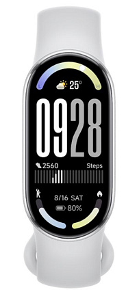 Фитнес-браслет Xiaomi Smart Band 10, серебристый (Glacier Silver) Фото 4