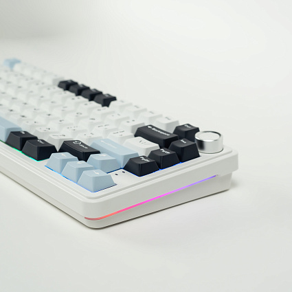 Беспроводная клавиатура CyberLynx RX75, Flow Blue Switch, белый Фото 2