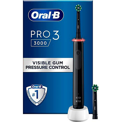 Электрическая зубная щетка Oral-B Pro 3 3000 CrossAction черный Фото 1