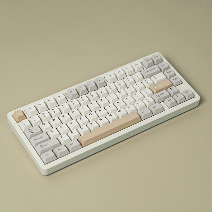 Беспроводная клавиатура CyberLynx F75 SE ENG, Platinum Switch, белый Фото 7