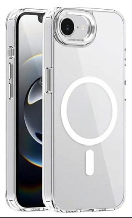 Чехол VLP Crystal Case с Magsafe для IPhone 16e, прозрачный (1069006) Фото 1